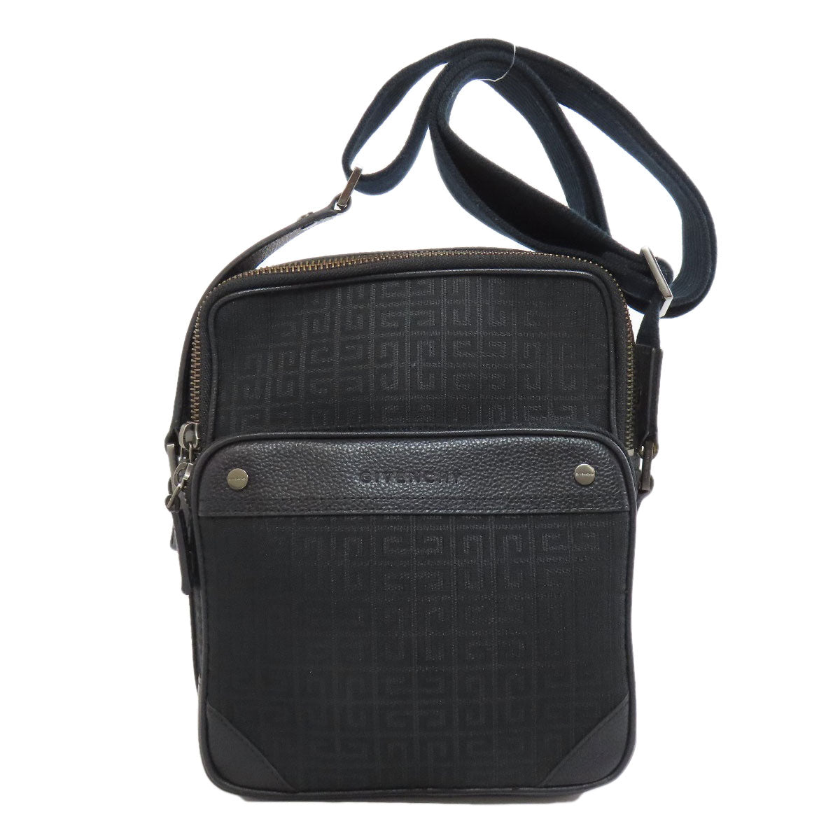 GIVENCHY ジバンシー ロゴ ショルダーバッグ キャンバス レディース 中古