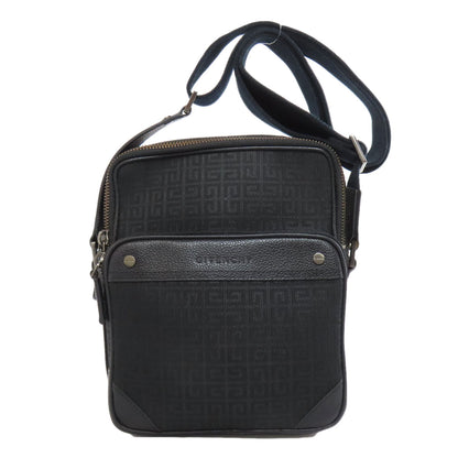 GIVENCHY ジバンシー ロゴ ショルダーバッグ キャンバス レディース 中古