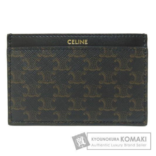CELINE セリーヌ トリオンフ カードケース レザー レディース 中古