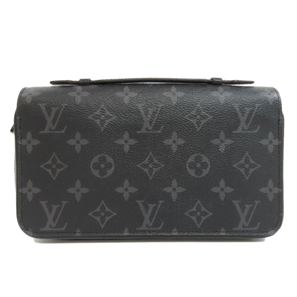 LOUIS VUITTON ルイヴィトン M61698 ジッピーXL セカンドバッグ モノグラムエクリプス レディース 中古