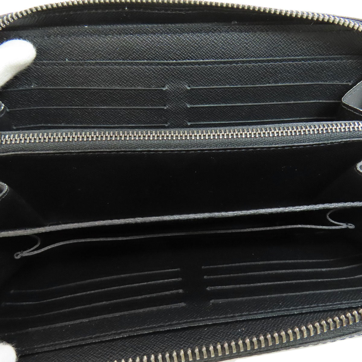 LOUIS VUITTON ルイヴィトン M61698 ジッピーXL セカンドバッグ モノグラムエクリプス レディース 中古