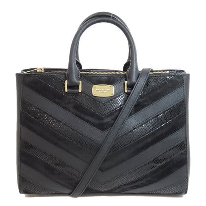 MICHAEL MICHAEL KORS マイケルマイケルコース 2WAY ハンドバッグ レザー レディース 中古