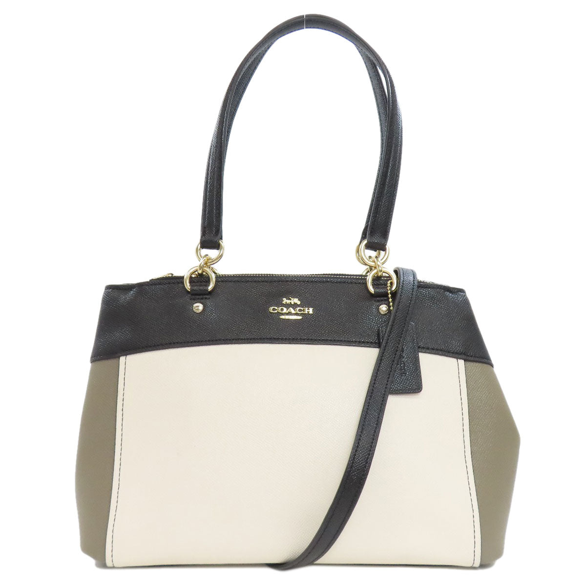 COACH コーチ F24549 2WAY ハンドバッグ レザー レディース 中古