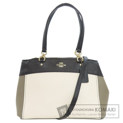 COACH コーチ F24549 2WAY ハンドバッグ レザー レディース 中古
