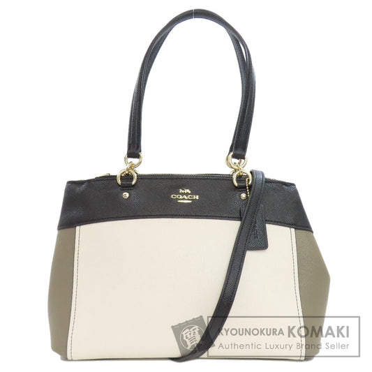 COACH コーチ F24549 2WAY ハンドバッグ レザー レディース 中古