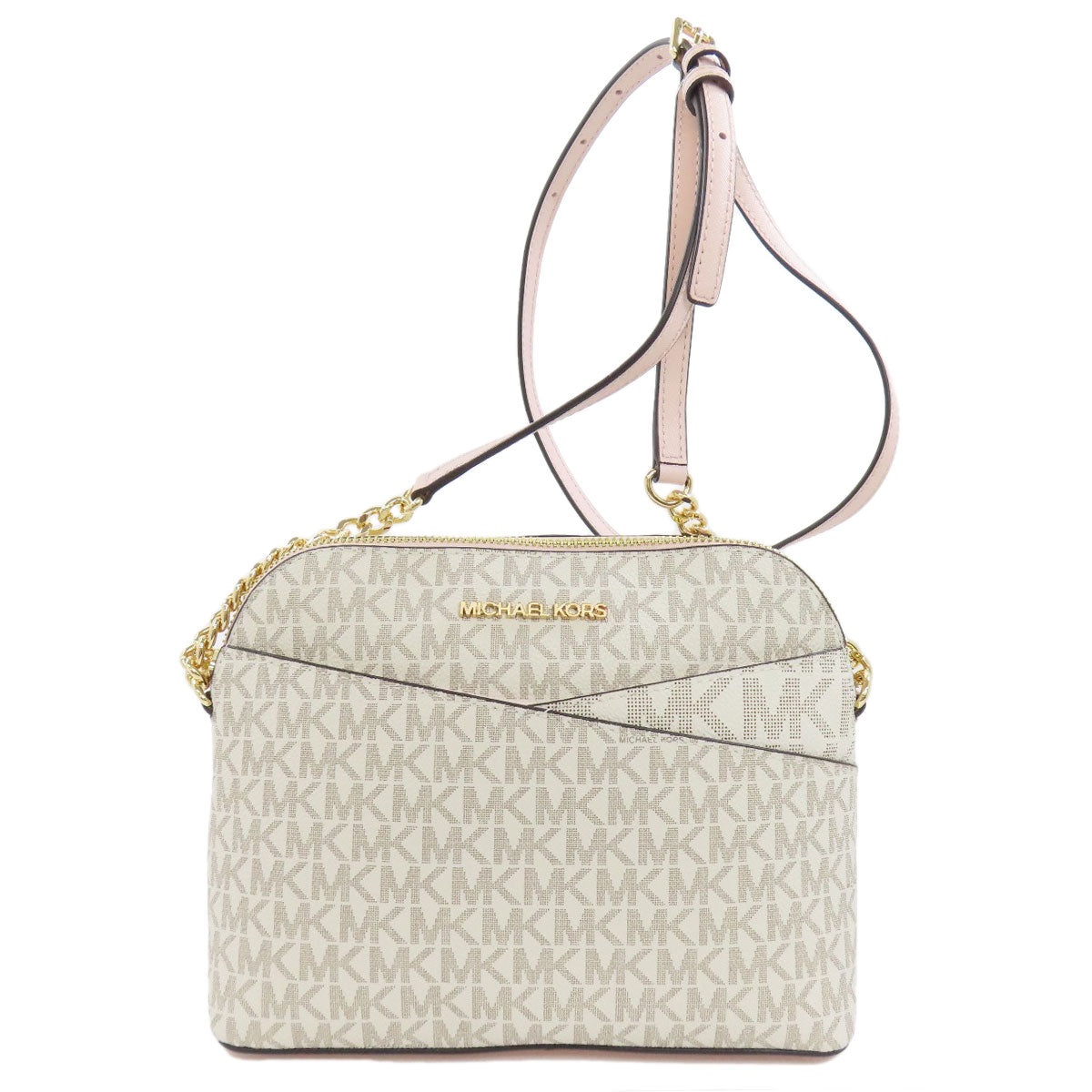 Michael Kors マイケルコース 35F1GTVC6B MKシグネチャー ショルダーバッグ PVC レディース 中古