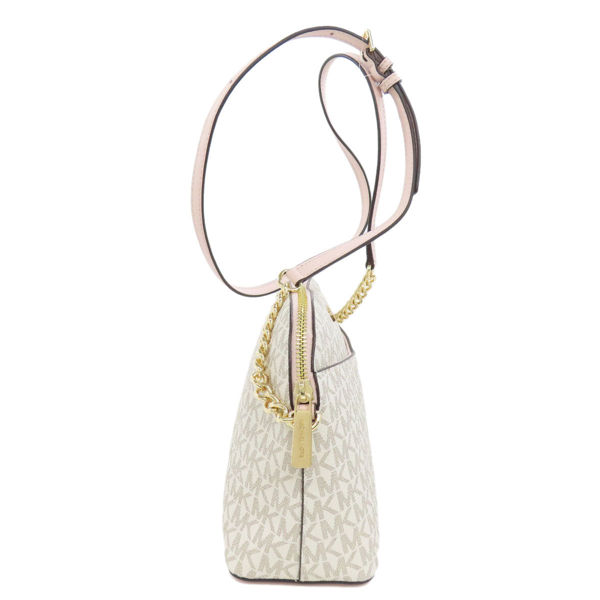 Michael Kors マイケルコース 35F1GTVC6B MKシグネチャー ショルダーバッグ PVC レディース 中古