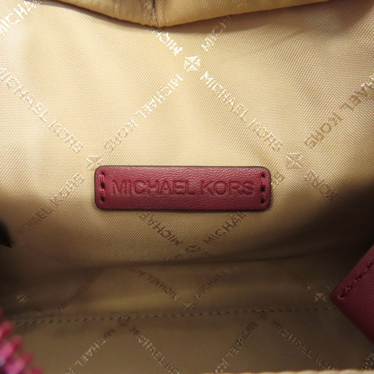 Michael Kors マイケルコース MKシグネチャー 2WAY ハンドバッグ PVC レディース 中古