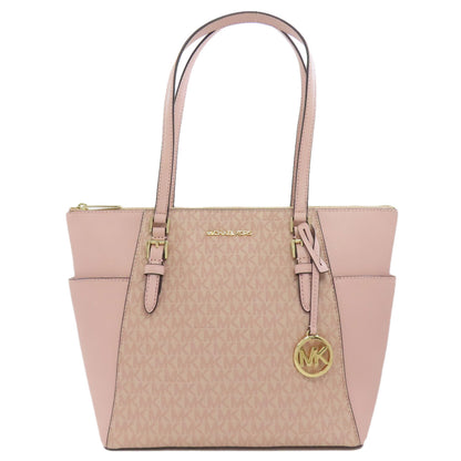 Michael Kors マイケルコース MKシグネチャー トートバッグ PVC レディース 中古