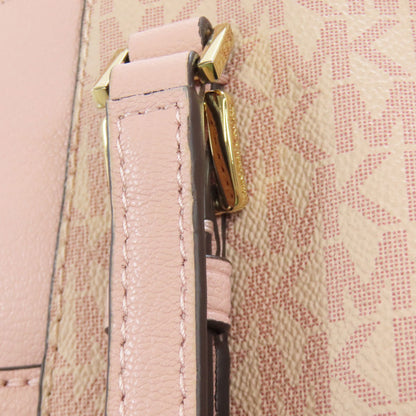 Michael Kors マイケルコース MKシグネチャー トートバッグ PVC レディース 中古