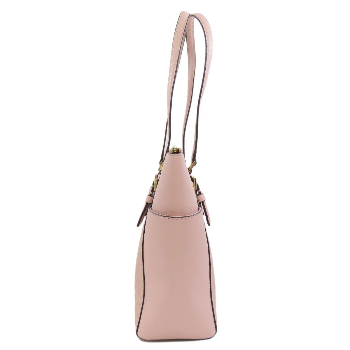 Michael Kors マイケルコース MKシグネチャー トートバッグ PVC レディース 中古