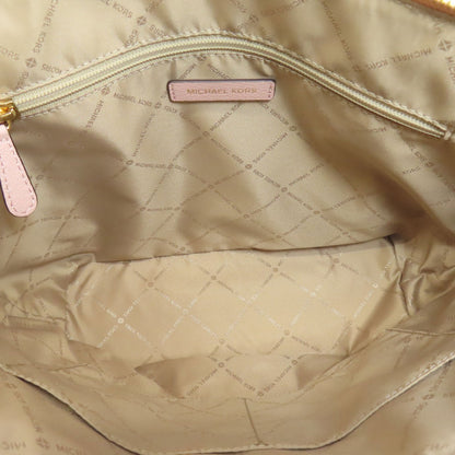 Michael Kors マイケルコース MKシグネチャー トートバッグ PVC レディース 中古