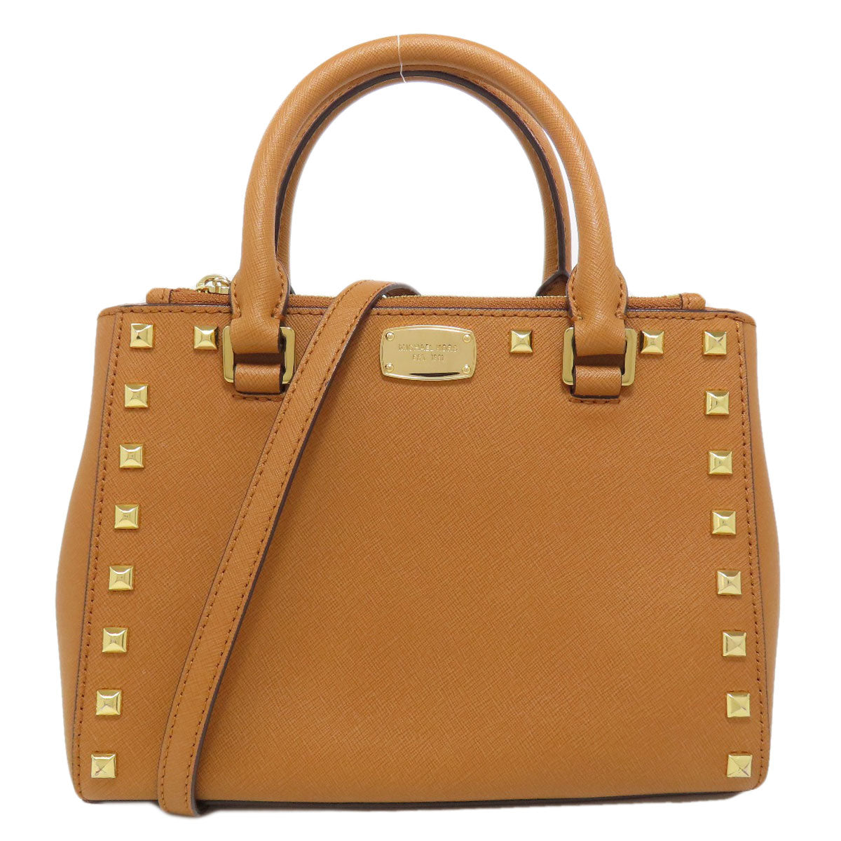 MICHAEL MICHAEL KORS マイケルマイケルコース スタッズ 2WAY ハンドバッグ レザー レディース 中古