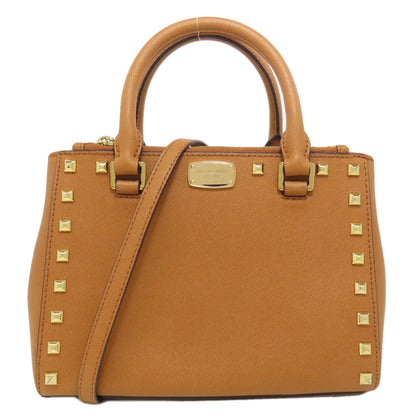 MICHAEL MICHAEL KORS マイケルマイケルコース スタッズ 2WAY ハンドバッグ レザー レディース 中古