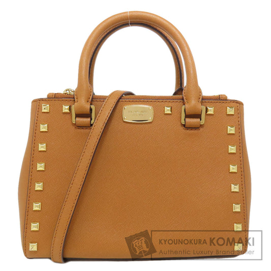 MICHAEL MICHAEL KORS マイケルマイケルコース スタッズ 2WAY ハンドバッグ レザー レディース 中古