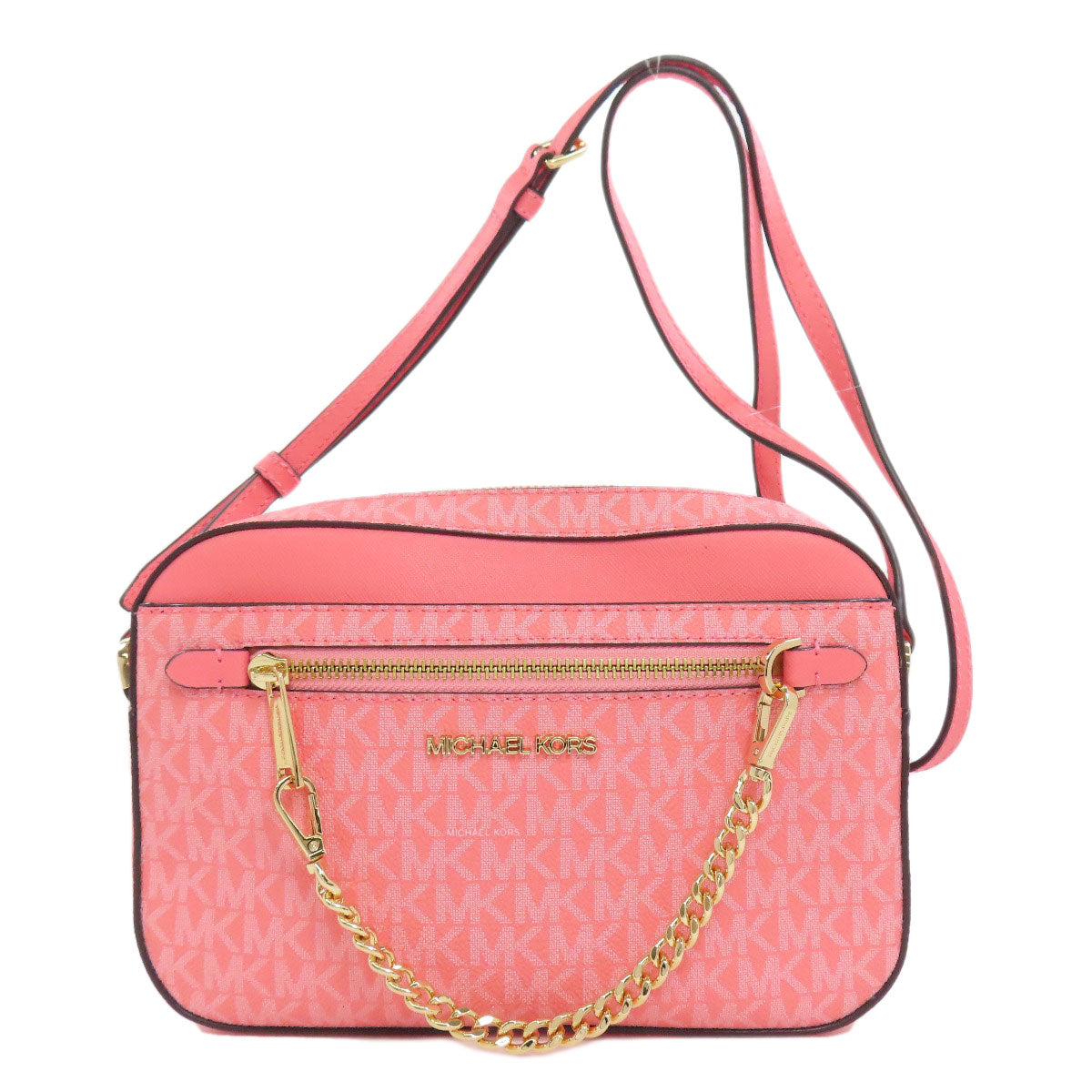 Michael Kors マイケルコース MKシグネチャー ショルダーバッグ PVC レディース 中古