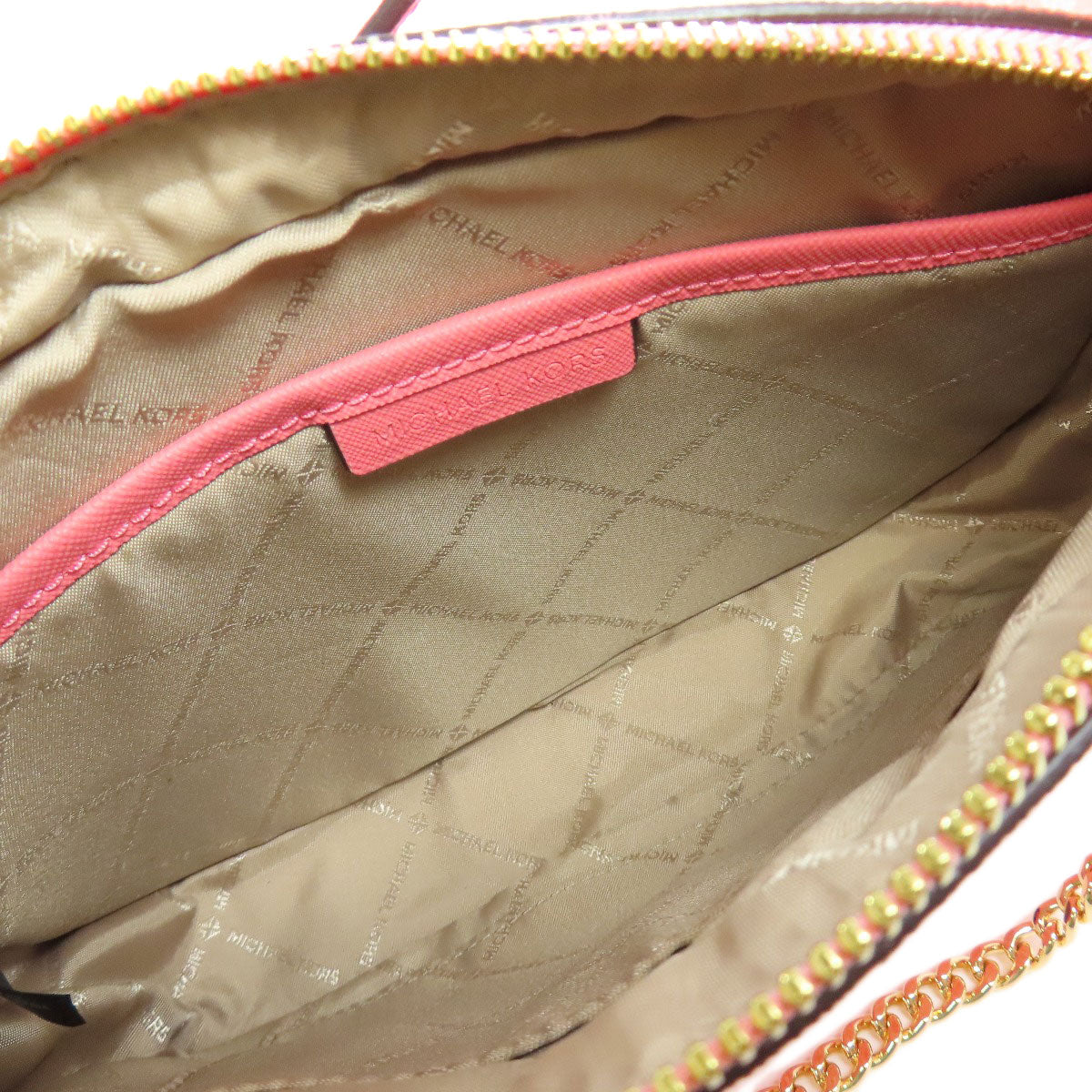 Michael Kors マイケルコース MKシグネチャー ショルダーバッグ PVC レディース 中古