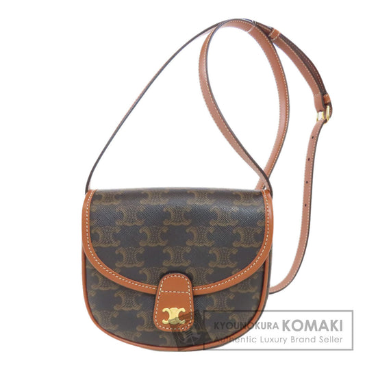 CELINE セリーヌ トリオンフ ショルダーバッグ PVC レディース 中古