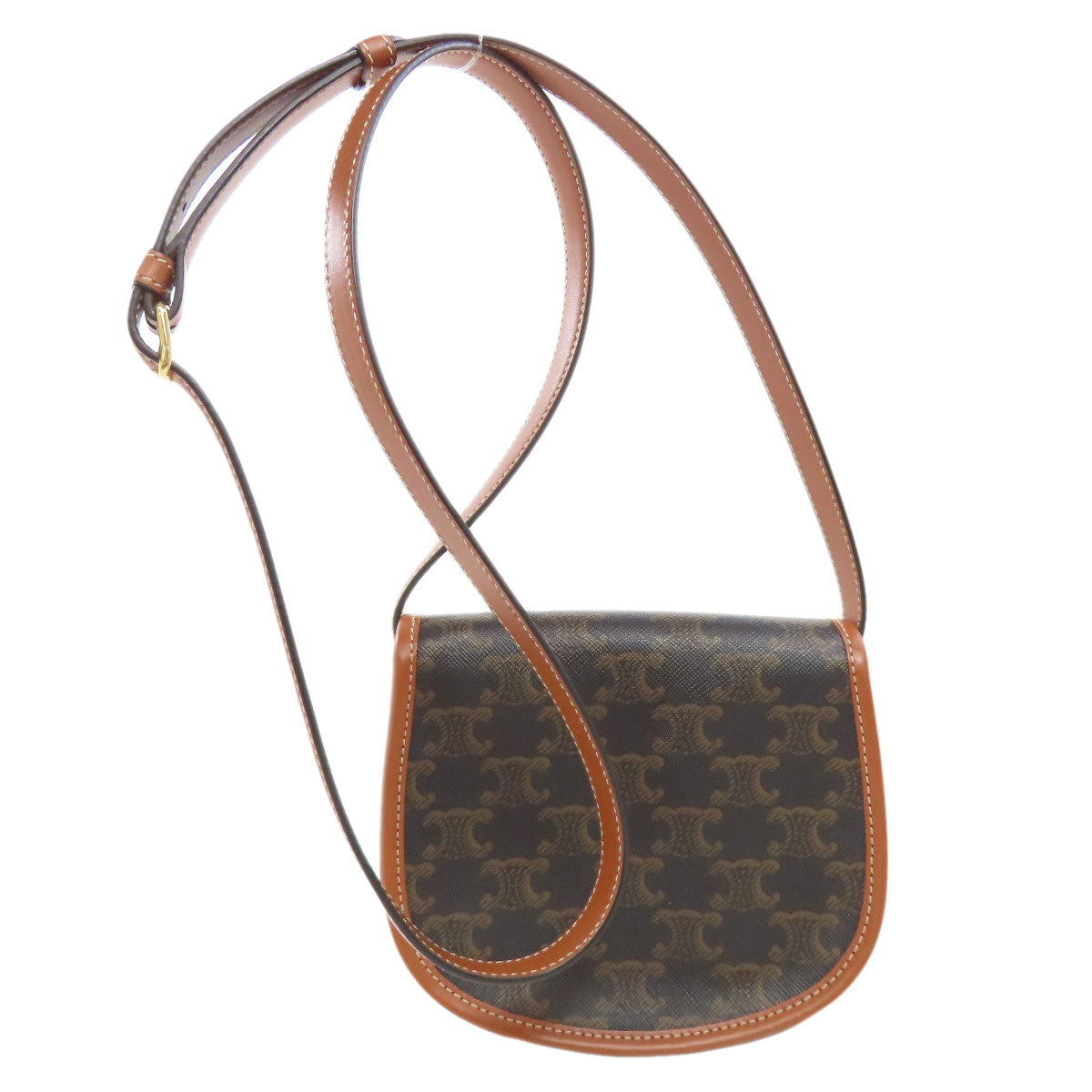 CELINE セリーヌ トリオンフ ショルダーバッグ PVC レディース 中古