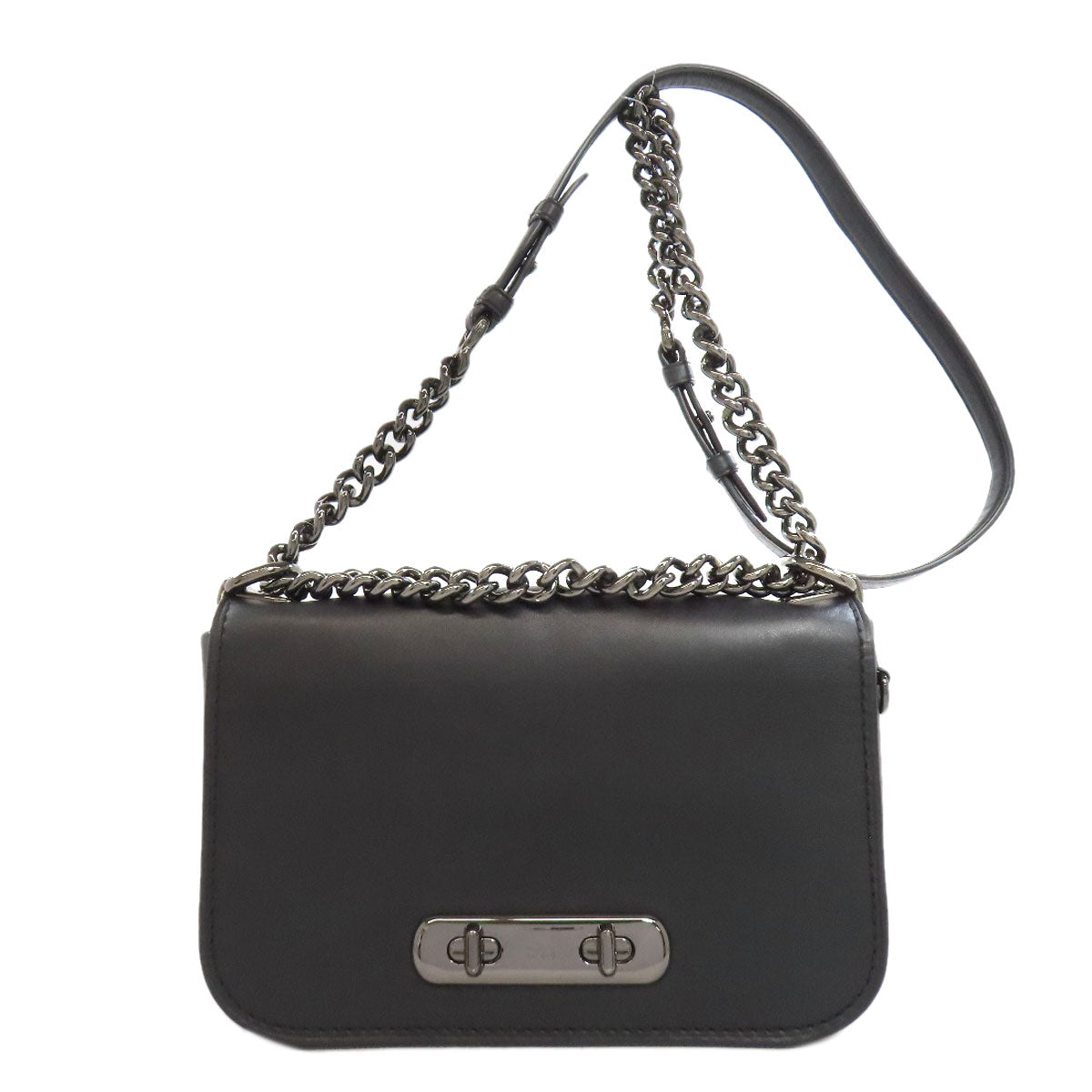 COACH コーチ 12110 チェーンショルダー スワッガー25 ショルダーバッグ レザー レディース 中古