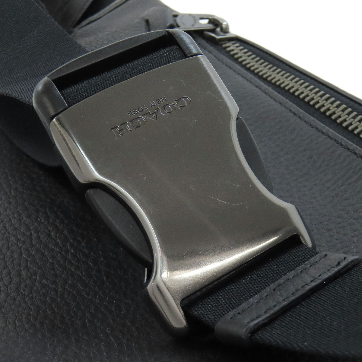 COACH コーチ C9364 シグネチャー ボディバッグ キャンバス レディース 中古