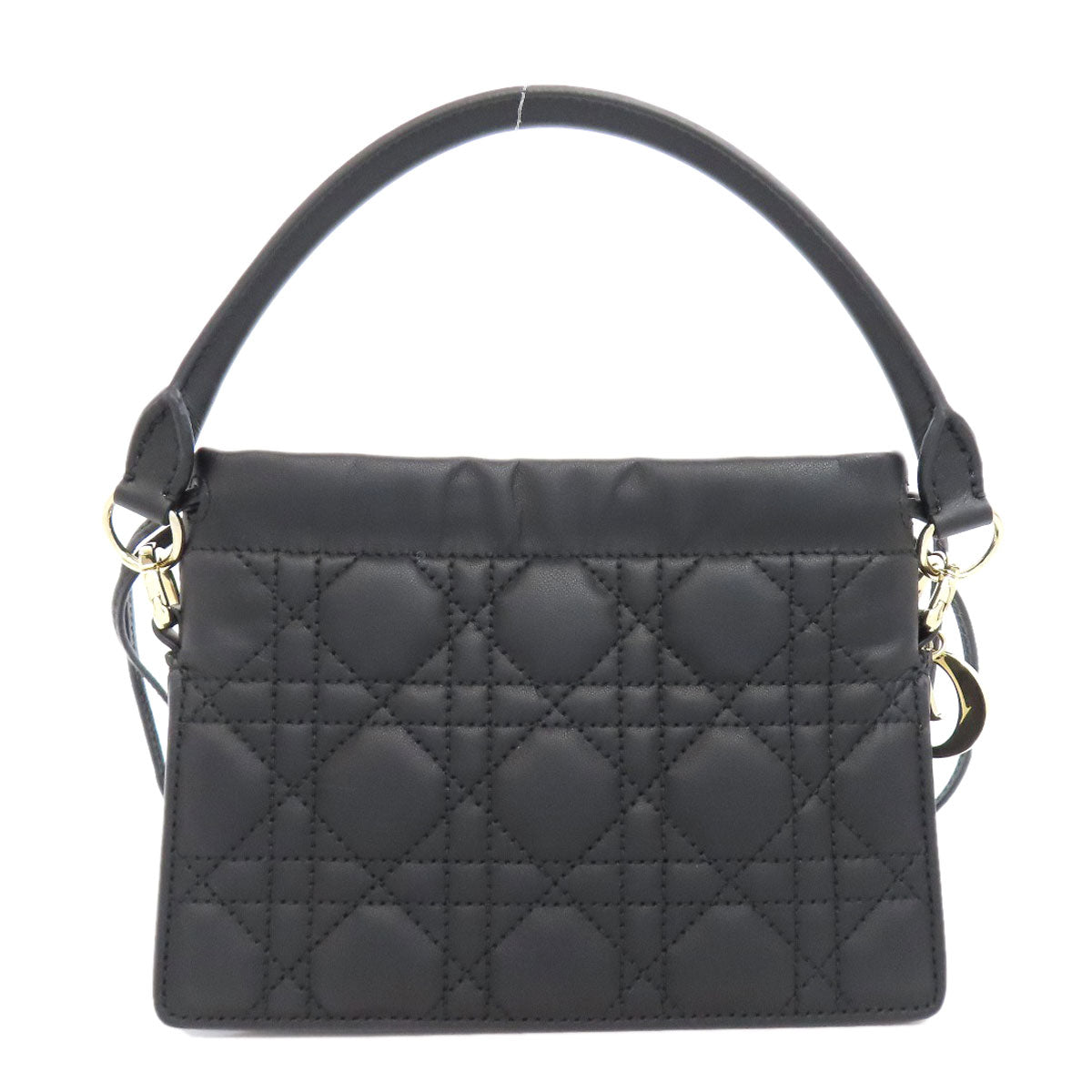 CHRISTIAN DIOR クリスチャンディオール レディディオール ミリー 2WAY ハンドバッグ カーフ レディース 中古