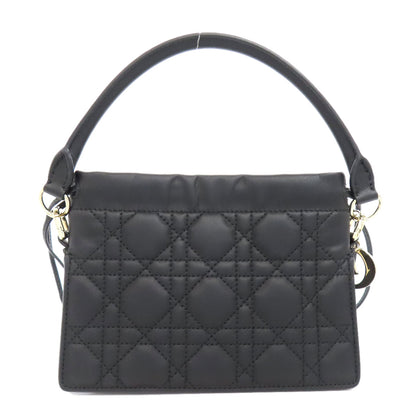 CHRISTIAN DIOR クリスチャンディオール レディディオール ミリー 2WAY ハンドバッグ カーフ レディース 中古
