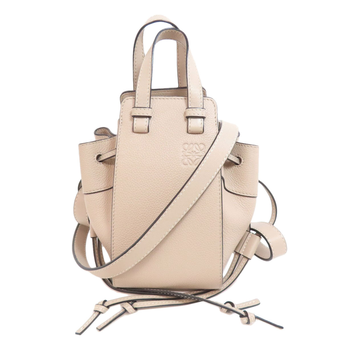 LOEWE ロエベ ミニハンモック 2WAY ハンドバッグ カーフ レディース 中古