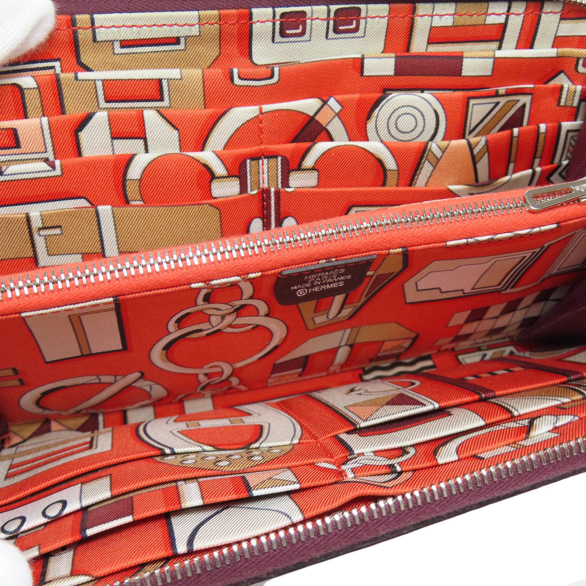 HERMES エルメス アザップシルクイン シルバー金具 長財布（小銭入れあり） エプソン レディース 中古