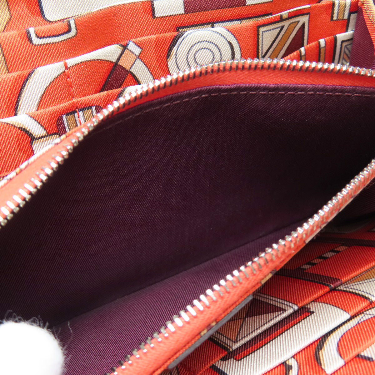 HERMES エルメス アザップシルクイン シルバー金具 長財布（小銭入れあり） エプソン レディース 中古
