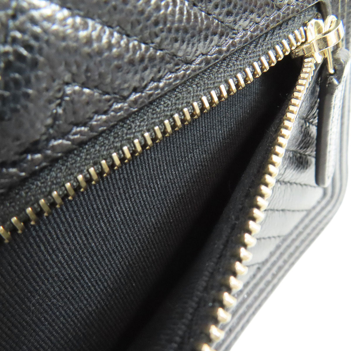 CHANEL シャネル チェーンウォレット ボーイシャネル ゴールド金具 長財布（小銭入れあり） グレインド カーフスキン レディース 中古