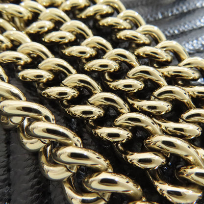CHANEL シャネル チェーンウォレット ボーイシャネル ゴールド金具 長財布（小銭入れあり） グレインド カーフスキン レディース 中古