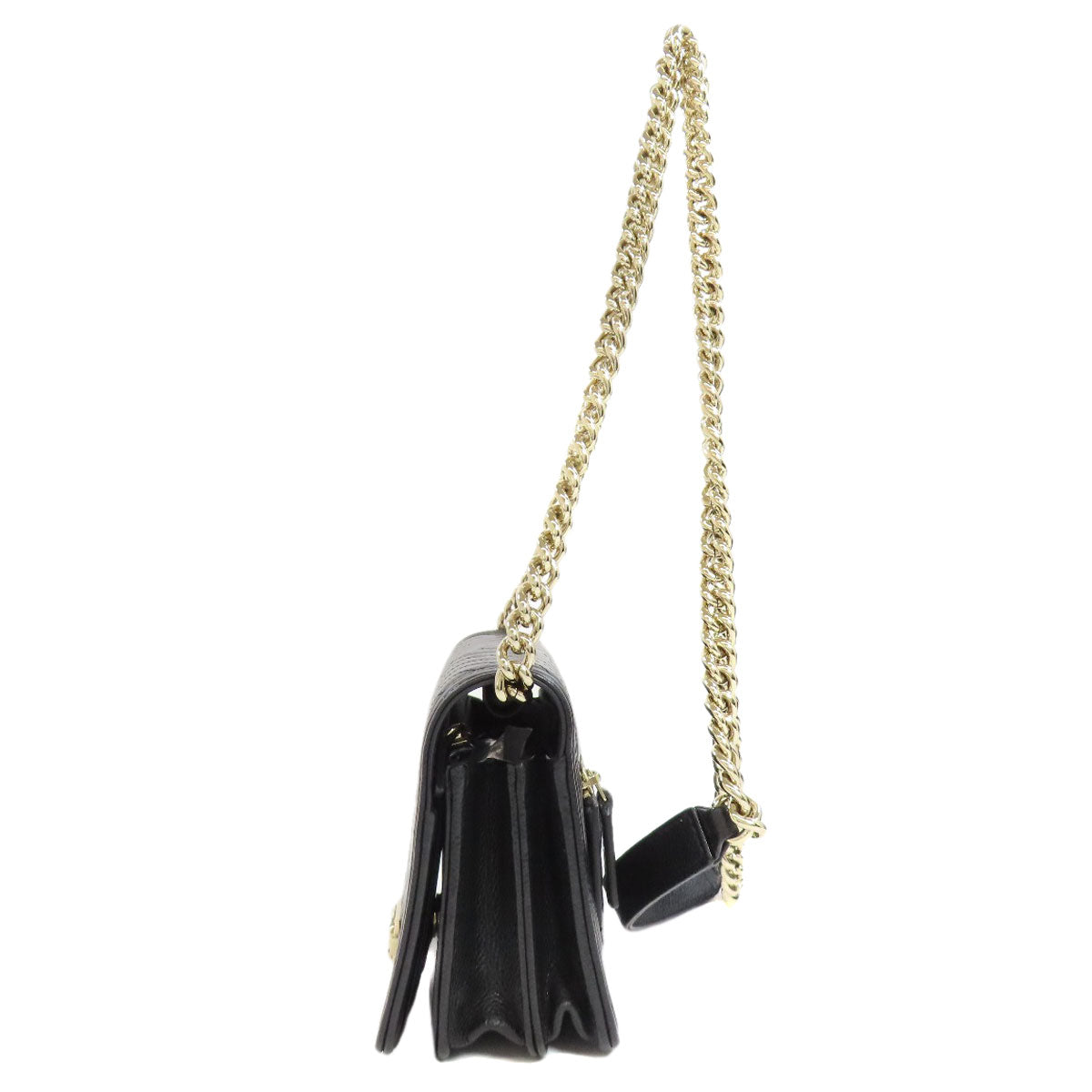 CHANEL シャネル チェーンウォレット ボーイシャネル ゴールド金具 長財布（小銭入れあり） グレインド カーフスキン レディース 中古