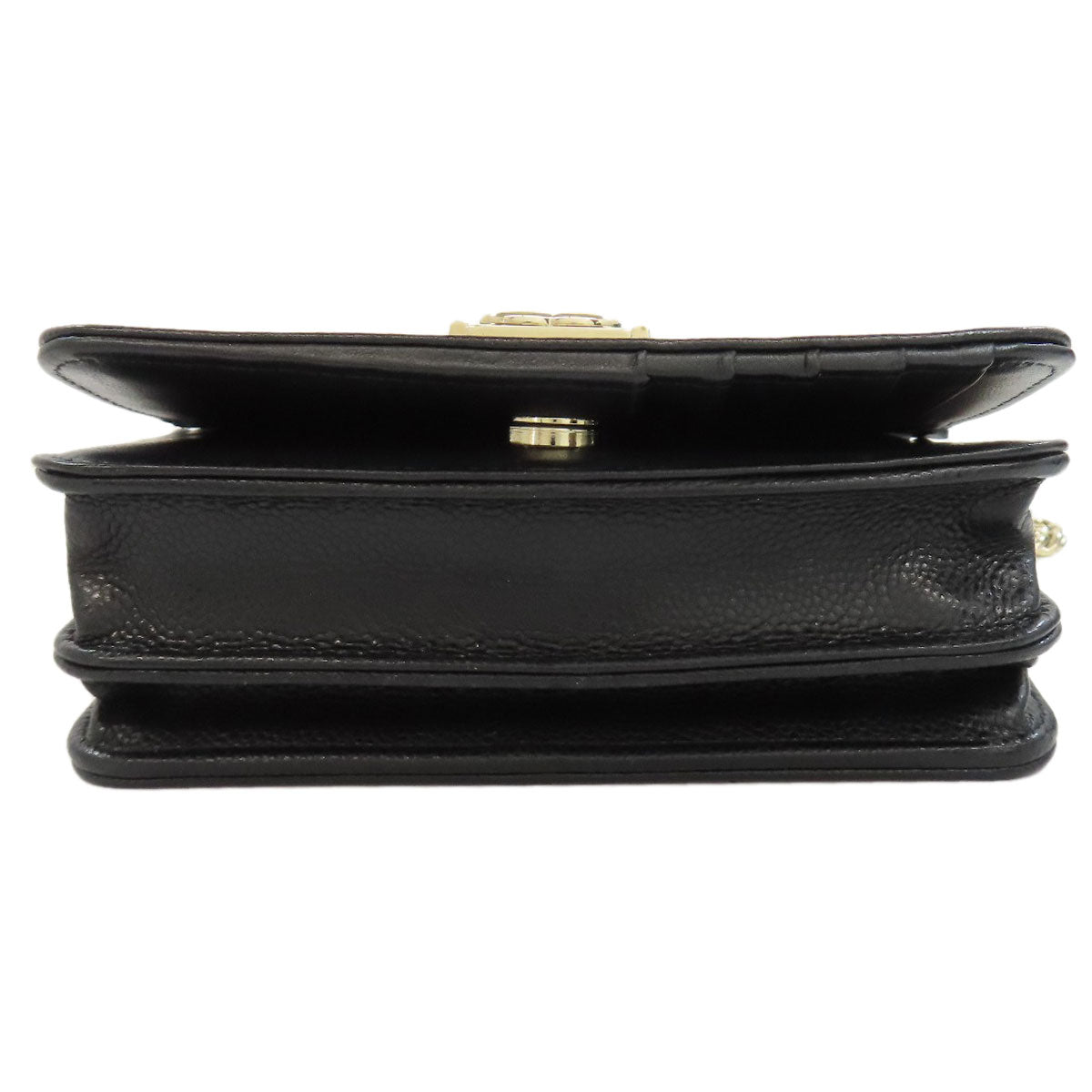 CHANEL シャネル チェーンウォレット ボーイシャネル ゴールド金具 長財布（小銭入れあり） グレインド カーフスキン レディース 中古