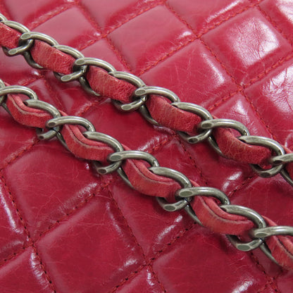 CHANEL シャネル チェーンショルダー ボーイシャネル シルバー金具 ショルダーバッグ カーフ レディース 中古