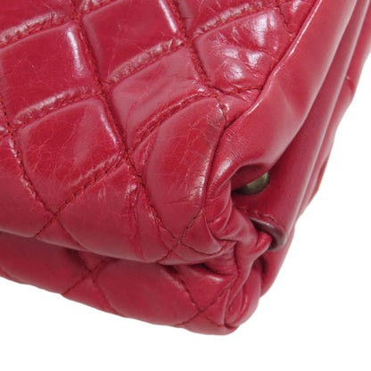 CHANEL シャネル チェーンショルダー ボーイシャネル シルバー金具 ショルダーバッグ カーフ レディース 中古