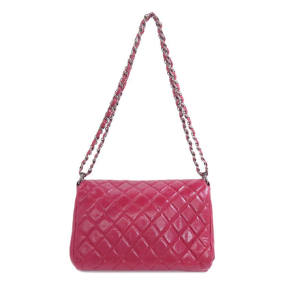 CHANEL シャネル チェーンショルダー ボーイシャネル シルバー金具 ショルダーバッグ カーフ レディース 中古