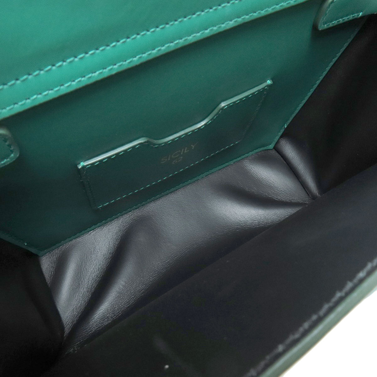 Dolce&Gabbana ドルチェアンドガッバーナ シシリー 62 2WAY ハンドバッグ レザー レディース 中古