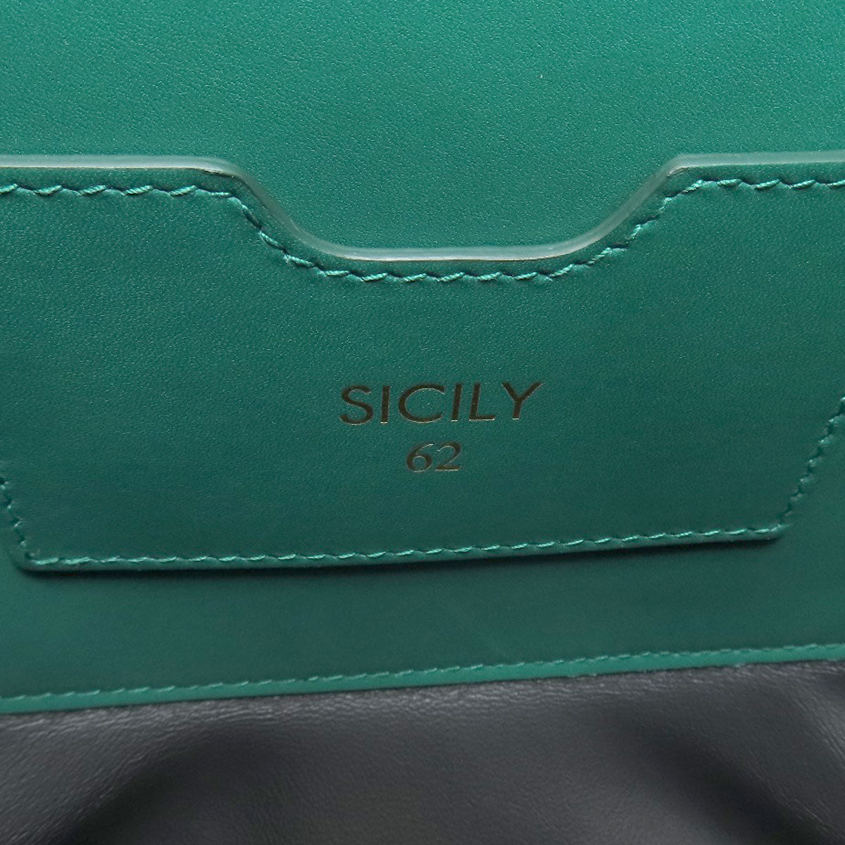 Dolce&Gabbana ドルチェアンドガッバーナ シシリー 62 2WAY ハンドバッグ レザー レディース 中古