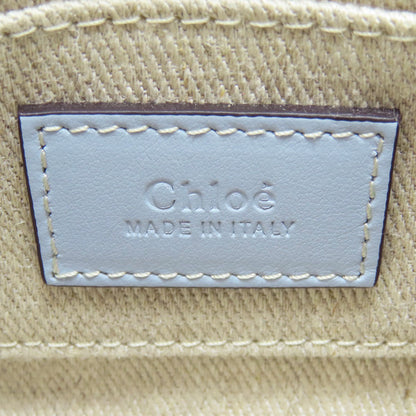 CHLOE クロエ ウッディ ナノ 2WAY ハンドバッグ キャンバス レディース 中古