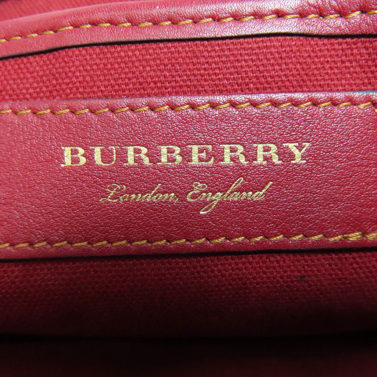 BURBERRY バーバリー チェック柄 ショルダーバッグ キャンバス レディース 中古