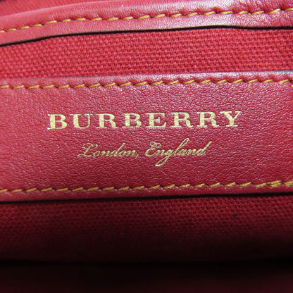 BURBERRY バーバリー チェック柄 ショルダーバッグ キャンバス レディース 中古