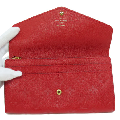 LOUIS VUITTON ルイヴィトン M61181 ポルトフォイユ・サラ 長財布（小銭入れあり） アンプラント レディース 中古