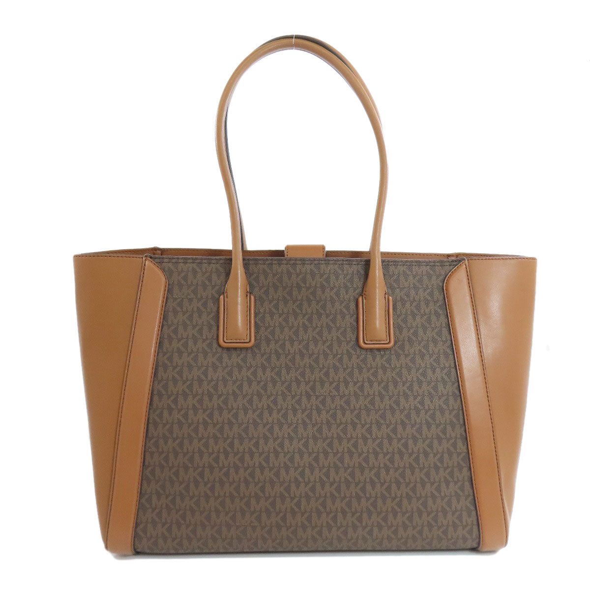 Michael Kors マイケルコース MKシグネチャー 2WAY トートバッグ PVC レディース 中古