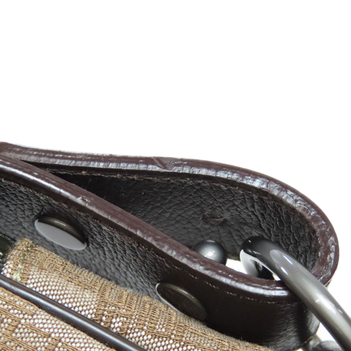 Dunhill ダンヒル ディーエイト 総柄 2WAY ビジネスバッグ キャンバス メンズ 中古