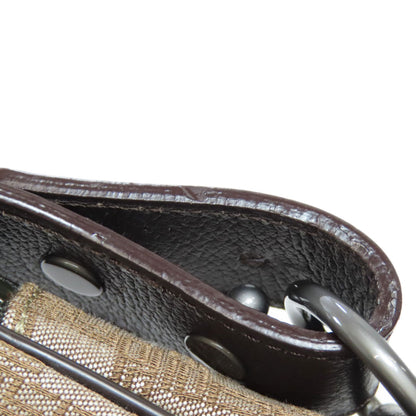 Dunhill ダンヒル ディーエイト 総柄 2WAY ビジネスバッグ キャンバス メンズ 中古