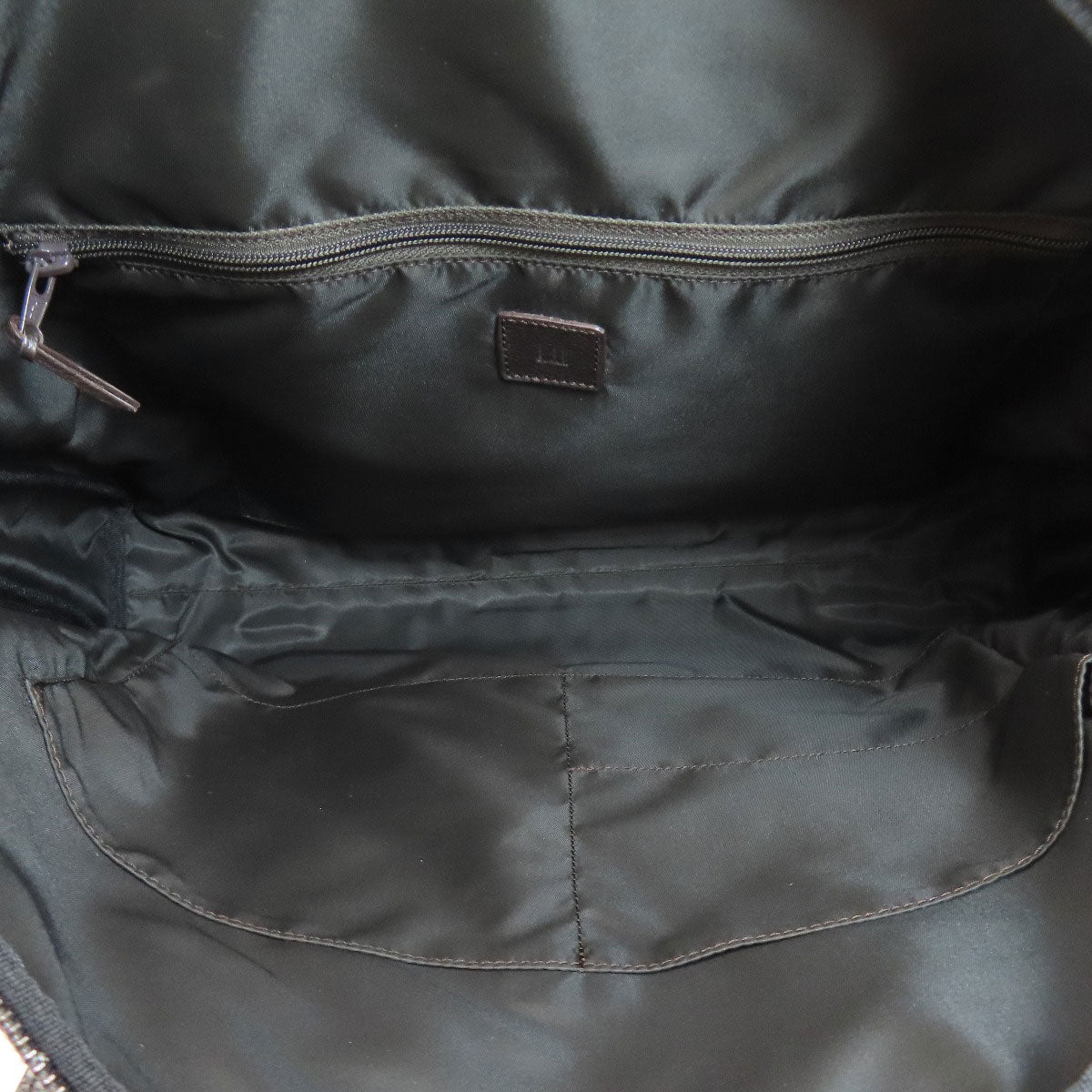 Dunhill ダンヒル ディーエイト 総柄 2WAY ビジネスバッグ キャンバス メンズ 中古