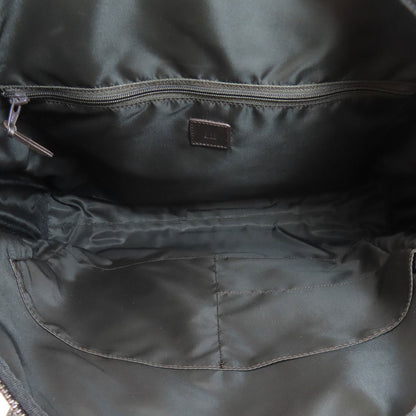 Dunhill ダンヒル ディーエイト 総柄 2WAY ビジネスバッグ キャンバス メンズ 中古