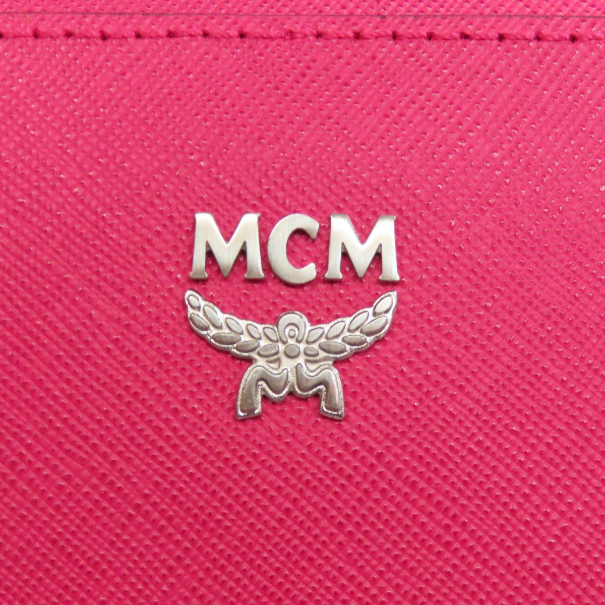 MCM エムシーエム ロゴ 2WAY トートバッグ レザー レディース 中古