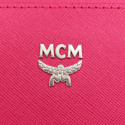 MCM エムシーエム ロゴ 2WAY トートバッグ レザー レディース 中古